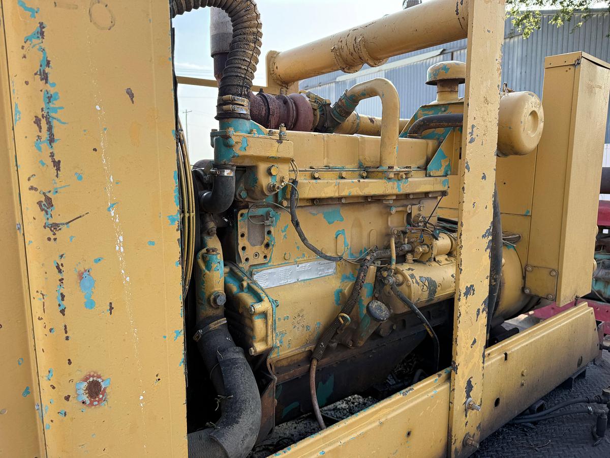 Used ONAN GENSET 100-KW 3-PHASE P/B ALLIS-CHALMERS 670T DIESEL ENGINE, MTD ON T/A BP TRAILER