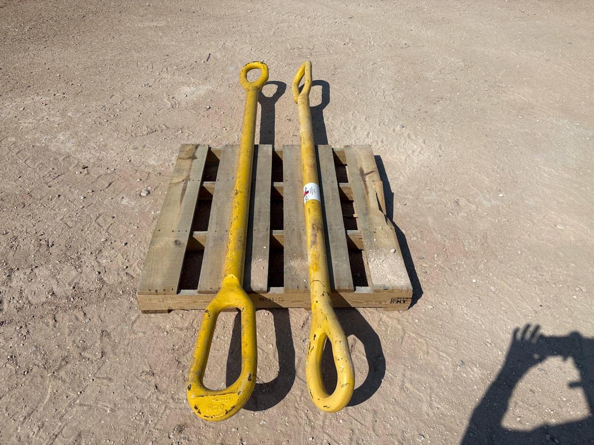 Used (2) 2” x 96” elevator links