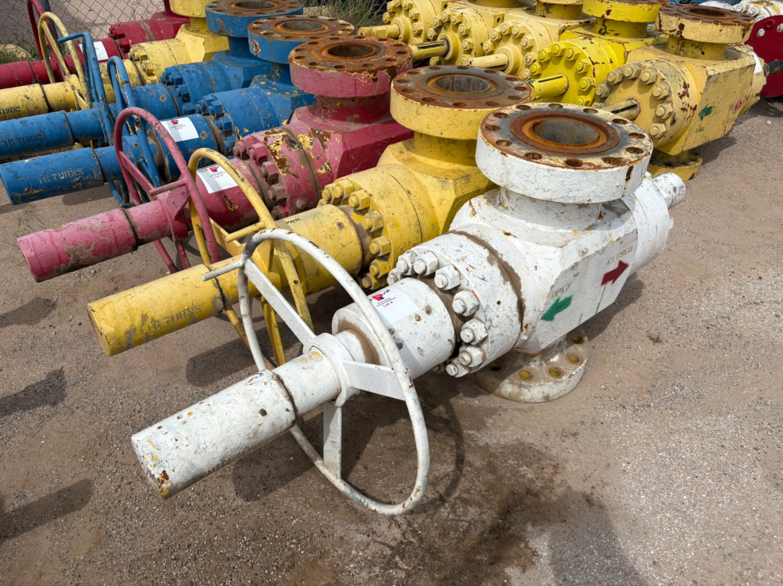 Used (3x$) (3) 7-1/16” 10k frac valves