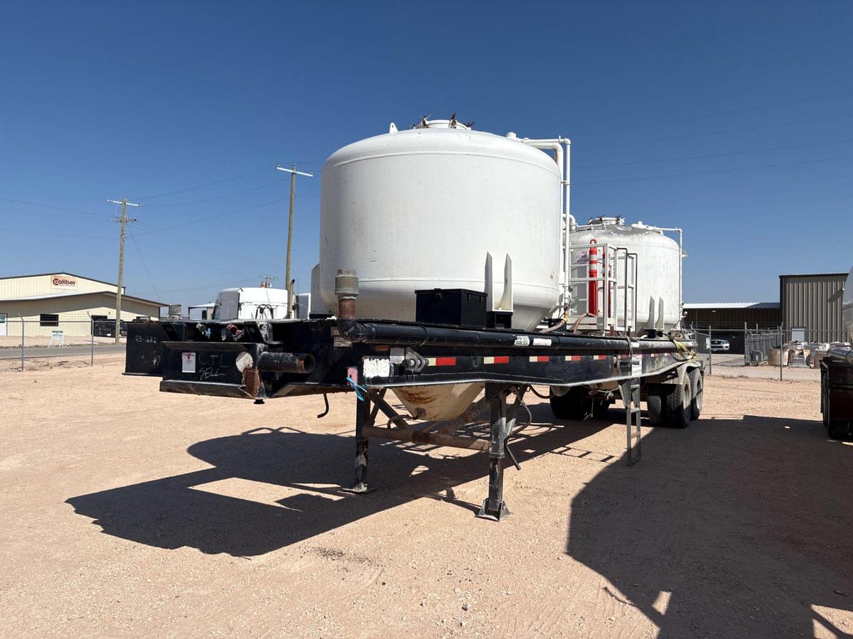 Used 1980 HALL 2-POD T/A DRY BULK TANK TRAILER