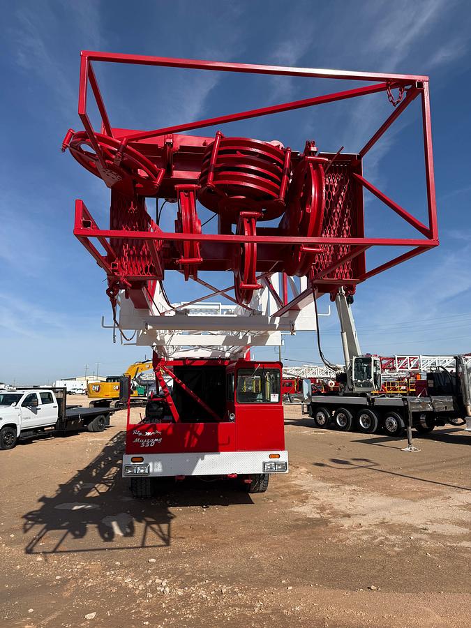 Used 2012 RIG WORKS MUSTANG 550 DD 104’-275K 5-AXLE WELL SERVICE RIG