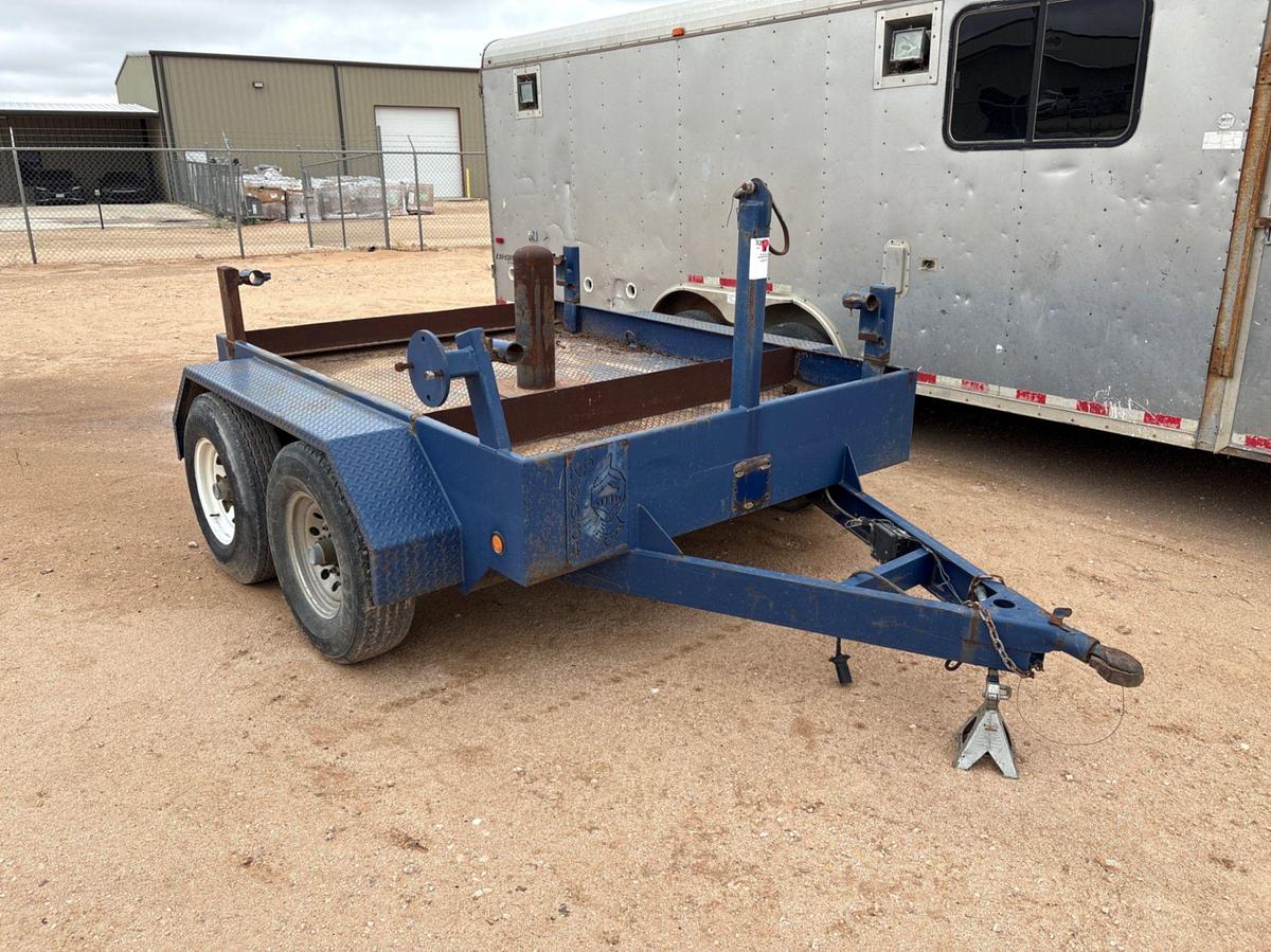 Used SHOPBUILT 8’ x 6.5’ t/a bumper pull BOP trailer