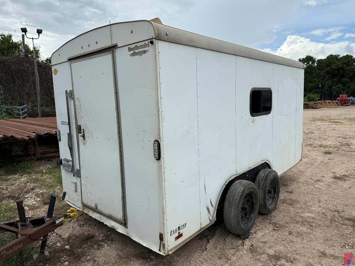 Used 2015 FOREST RIVER 14’ T/A CREW DOGHOUSE TRAILER