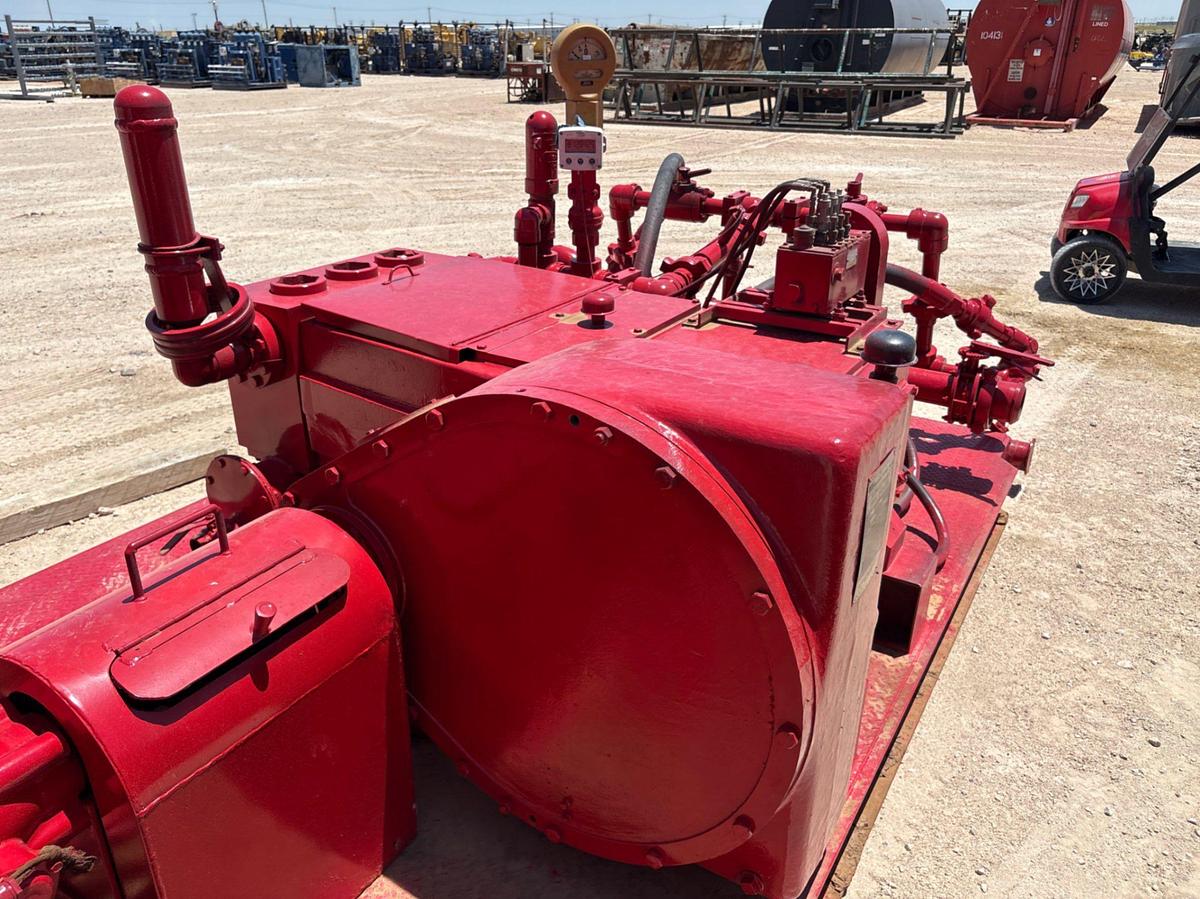 Used NOV 200T/JWS-340 pump unit, skidded