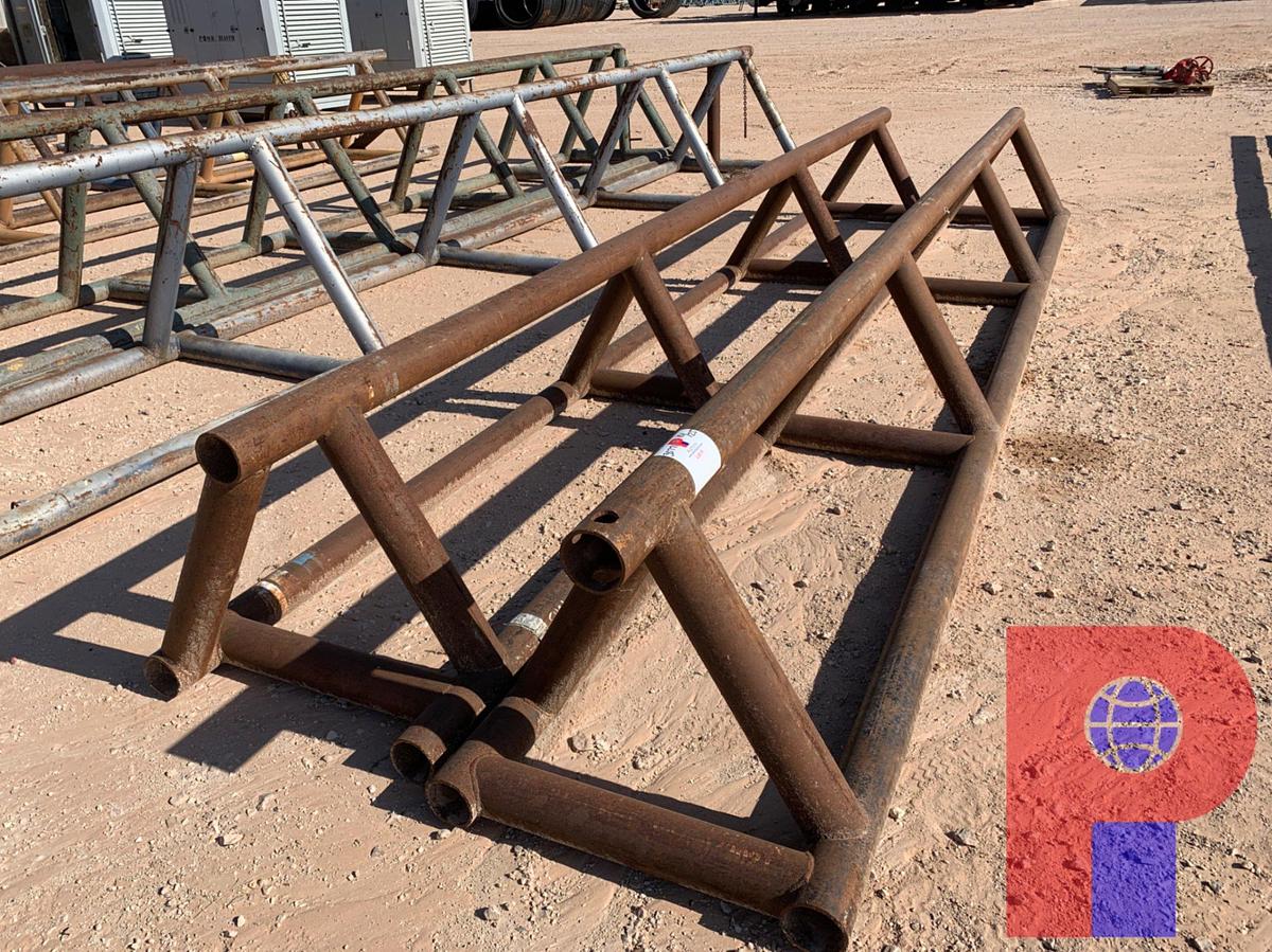 Used (2X$) 20’X 29” TRIANGLE PIPE RACKS
