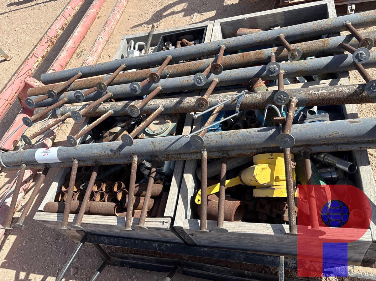 Used DOWNHOLE PUMP PACKAGE (40) assorted downhole pumps w/ parts, tools, racks, etc.