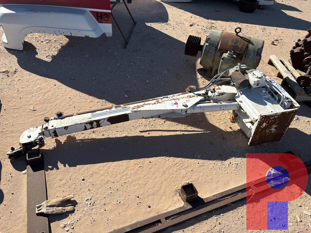 Used LOT W/ AUTOCRANE 3203 CRANE ARM, 125HP ELECTRIC MOTOR, (2) BOP TRANSPORT SKIDS, HPU, ETC…