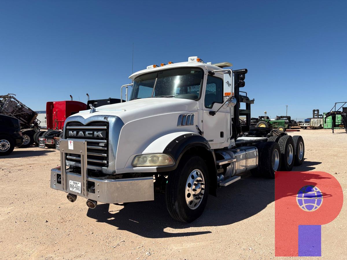 Used 2012 MACK GRANITE TRI-AXLE DAYCAB WINCH TRUCK