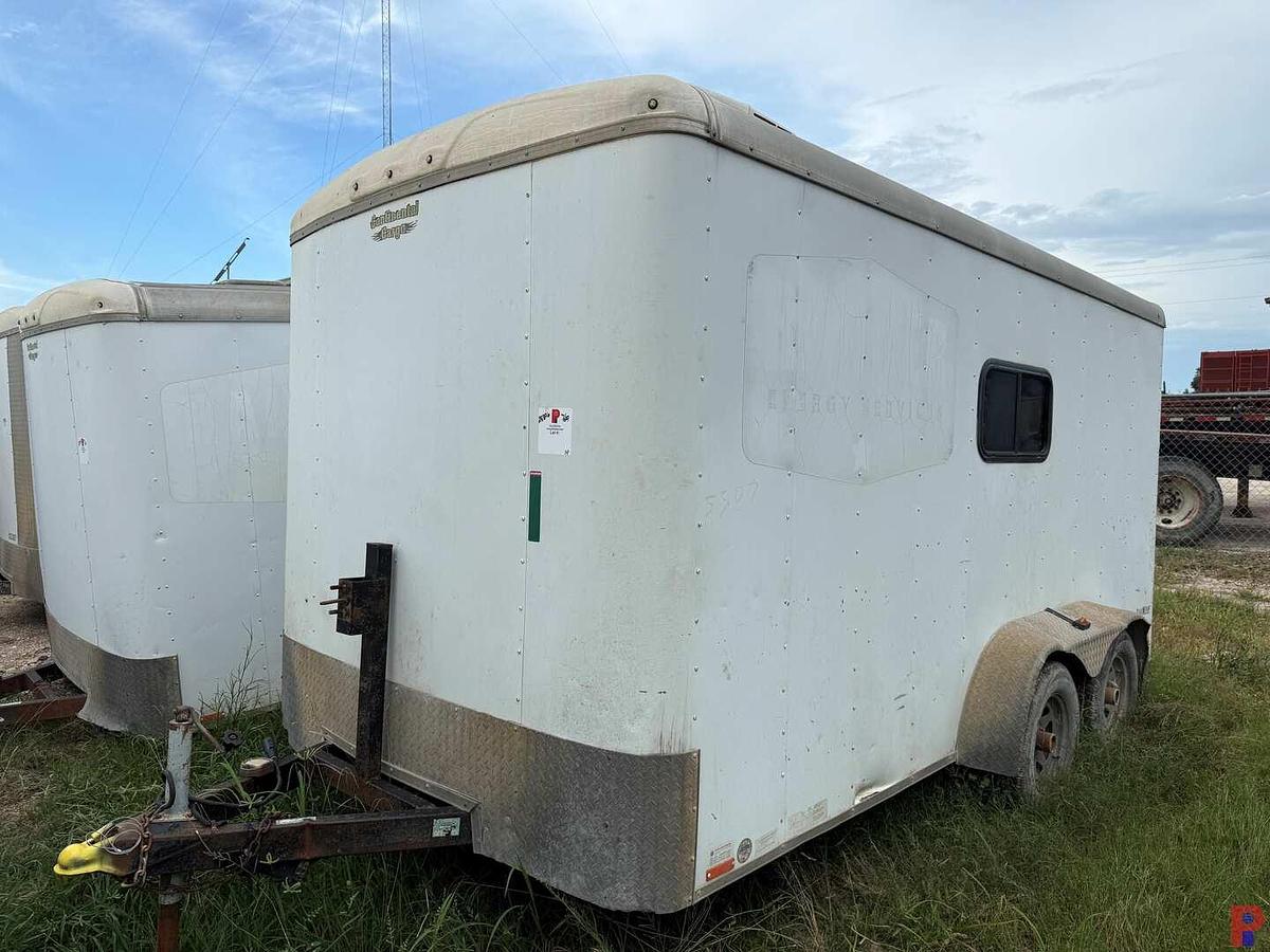 Used 2015 FOREST RIVER 14’ T/A BUMPER PULL CREW / DOGHOUSE TRAILER