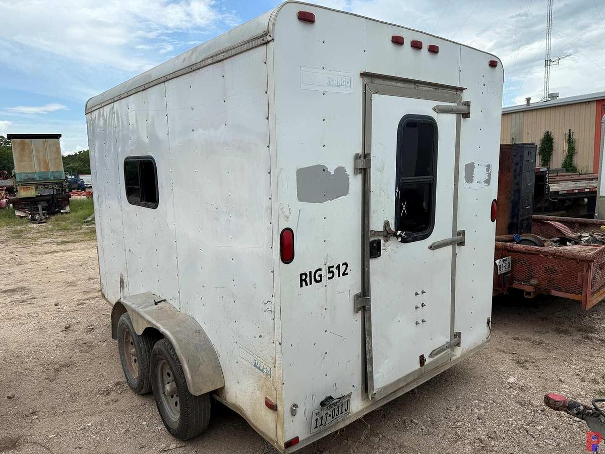 Used 2015 LARK UNITED 12’ T/A BUMPER PULL CREW / DOGHOUSE TRAILER