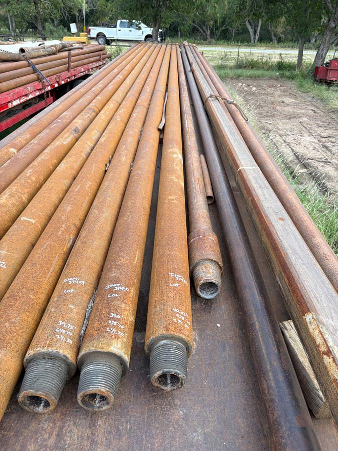 Used 6-1/8”OD x 2-1/2”ID x 40.02’L 4”FH SLICK DRILL COLLAR