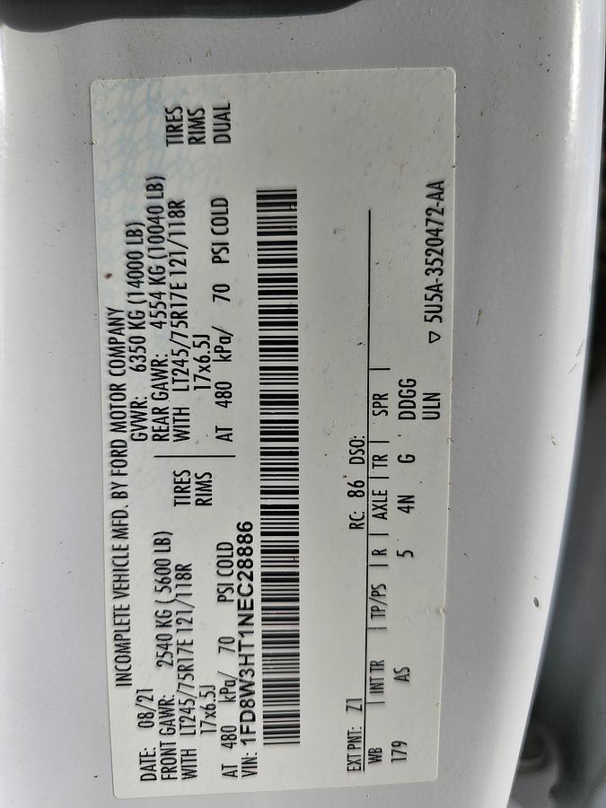 Used 2022 FORD F-350 SUPER DUTY CREW CAB MECHANICS TRUCK