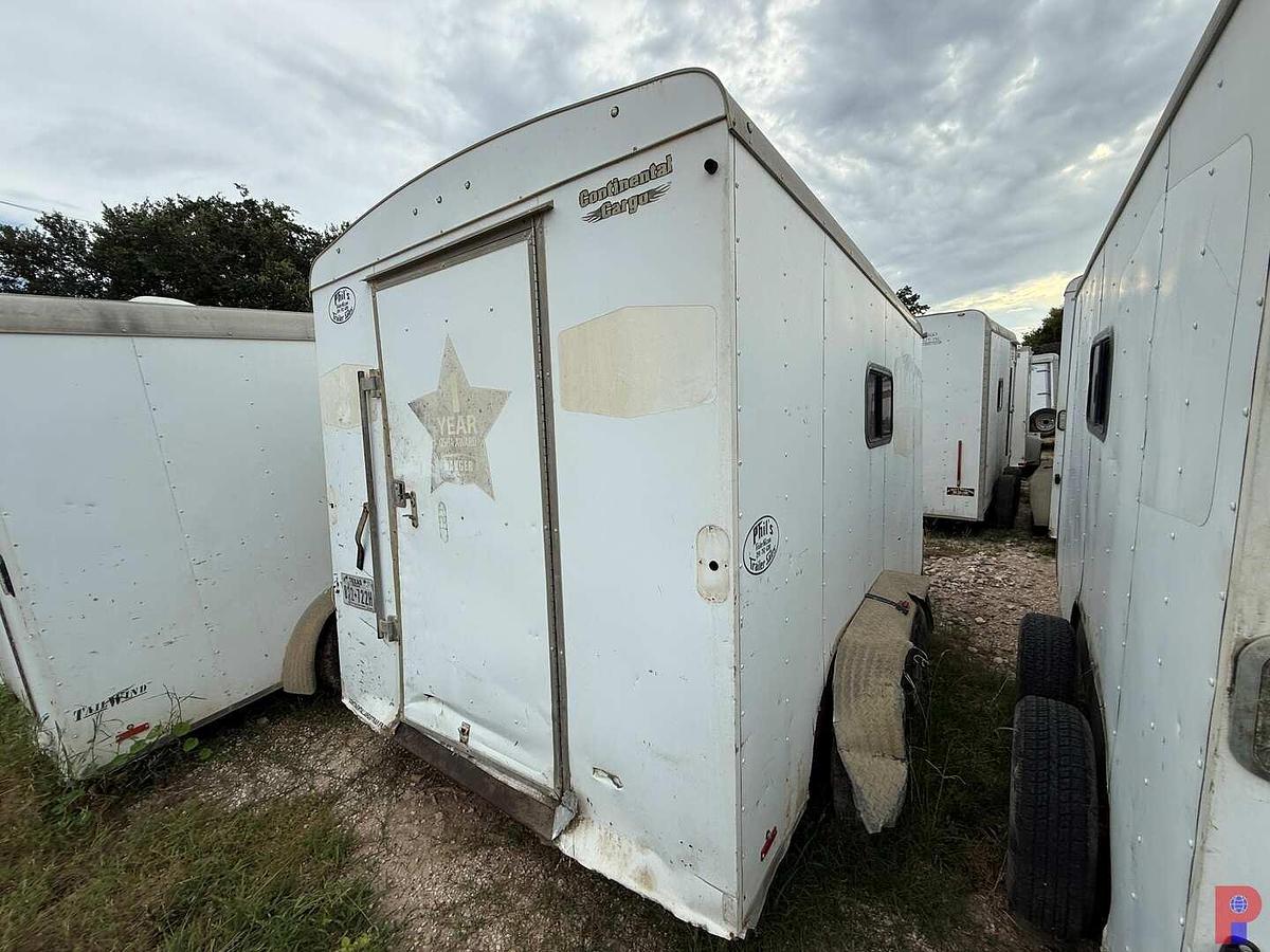 Used 2015 FOREST RIVER 12’ T/A BUMPER PULL CREW / DOGHOUSE TRAILER