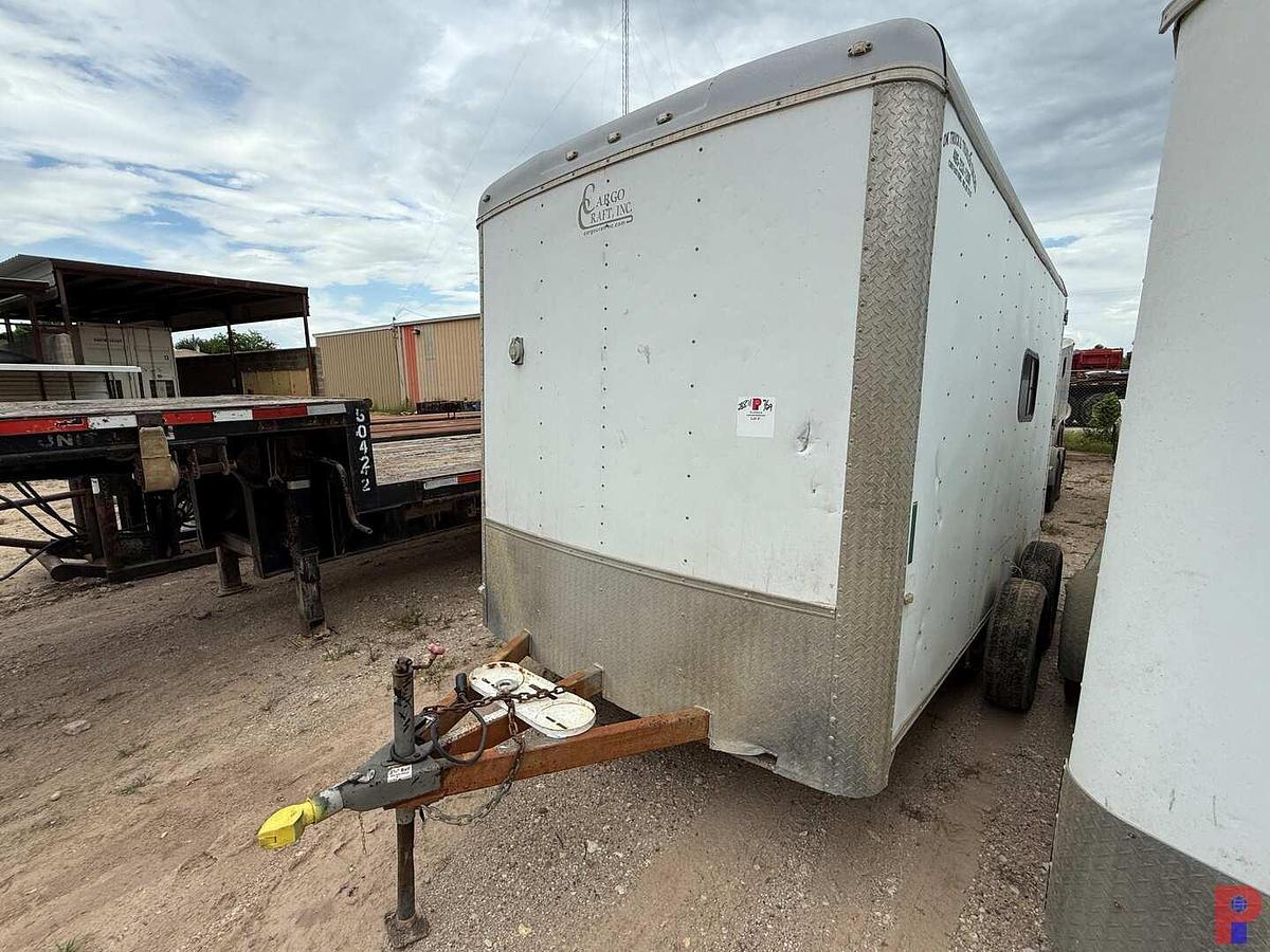 Used 2018 CARGO CRAFT 12’ T/A BUMPER PULL CREW / DOGHOUSE TRAILER