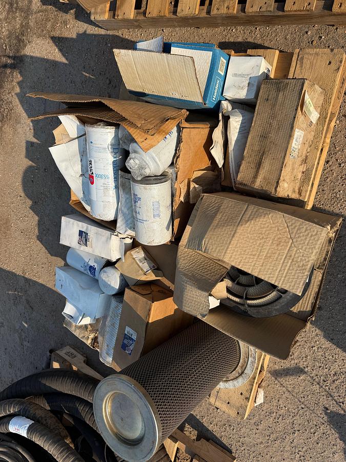 Used (2) PALLETS W/ CAT, CARQUEST, & DONALDSON FILTERS