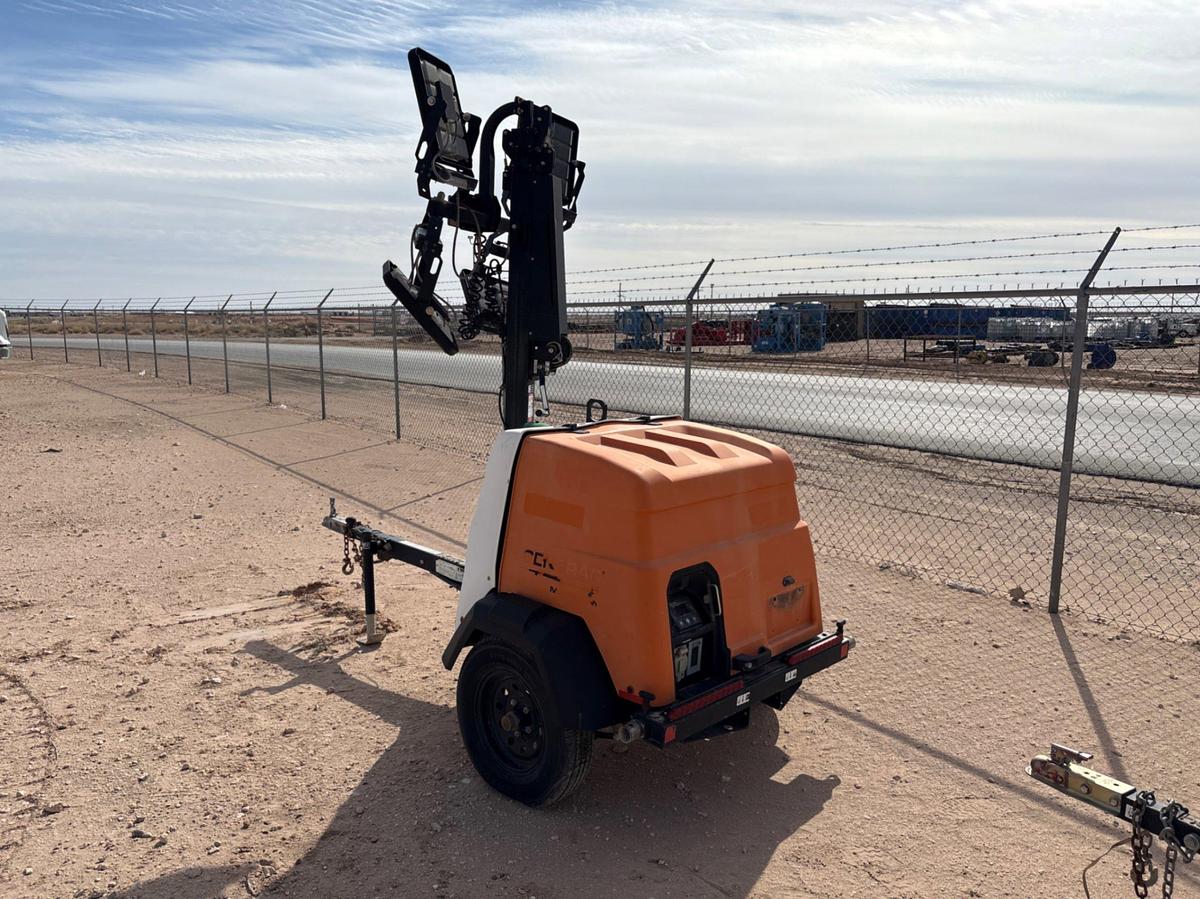 Used 2018 GENERAC MLT6SMD 6KW S/A BUMPER PULL LED LIGHT TOWER