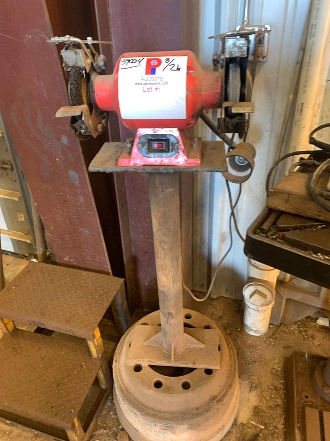 Used JET Step Pulley Drill Press and Stark 6” Electric Bench Grinder