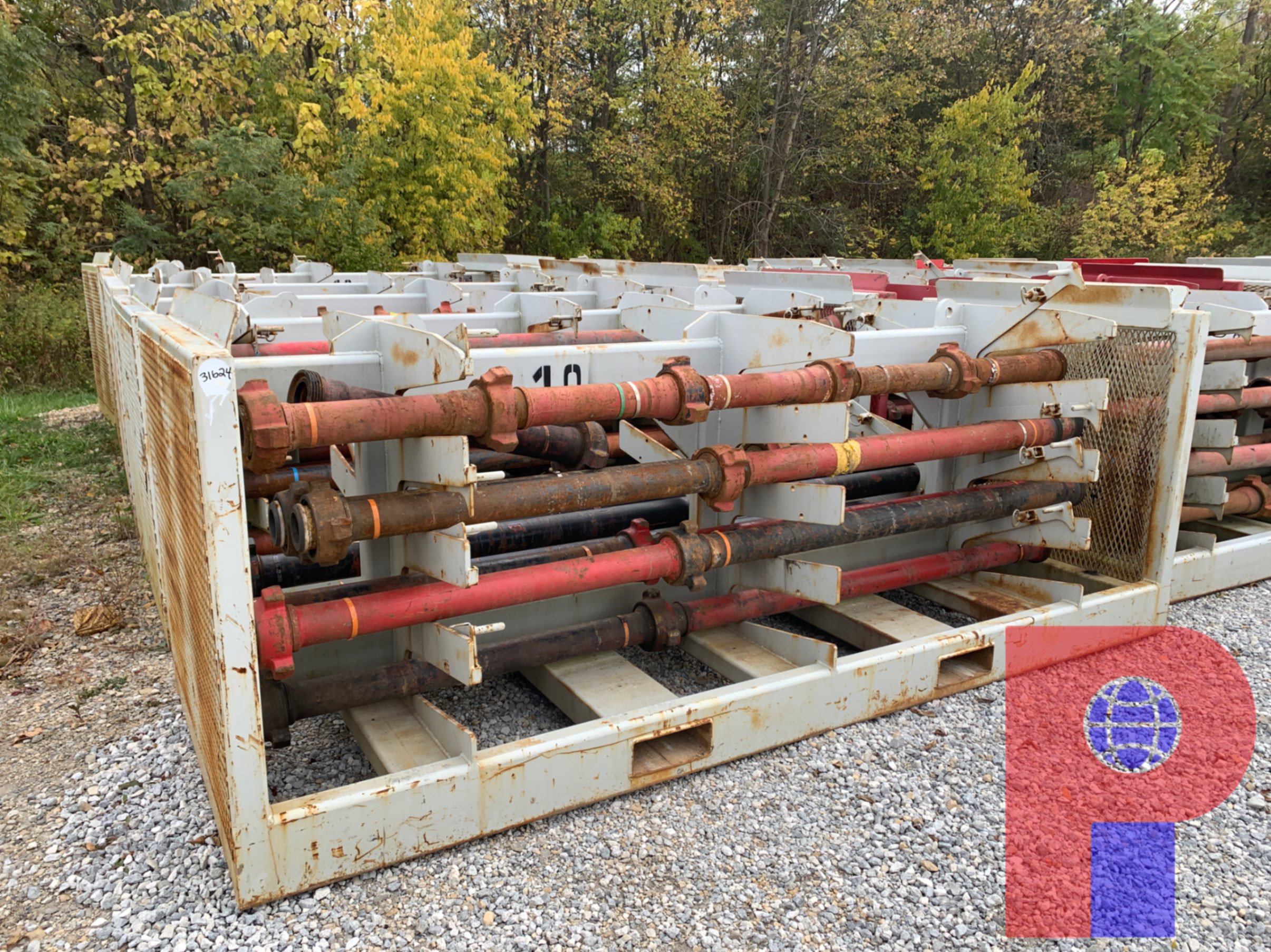 Used (21) JTS. OF 3” FIG 1502 15K WP FLOW IRON ON TRANSPORT RACK