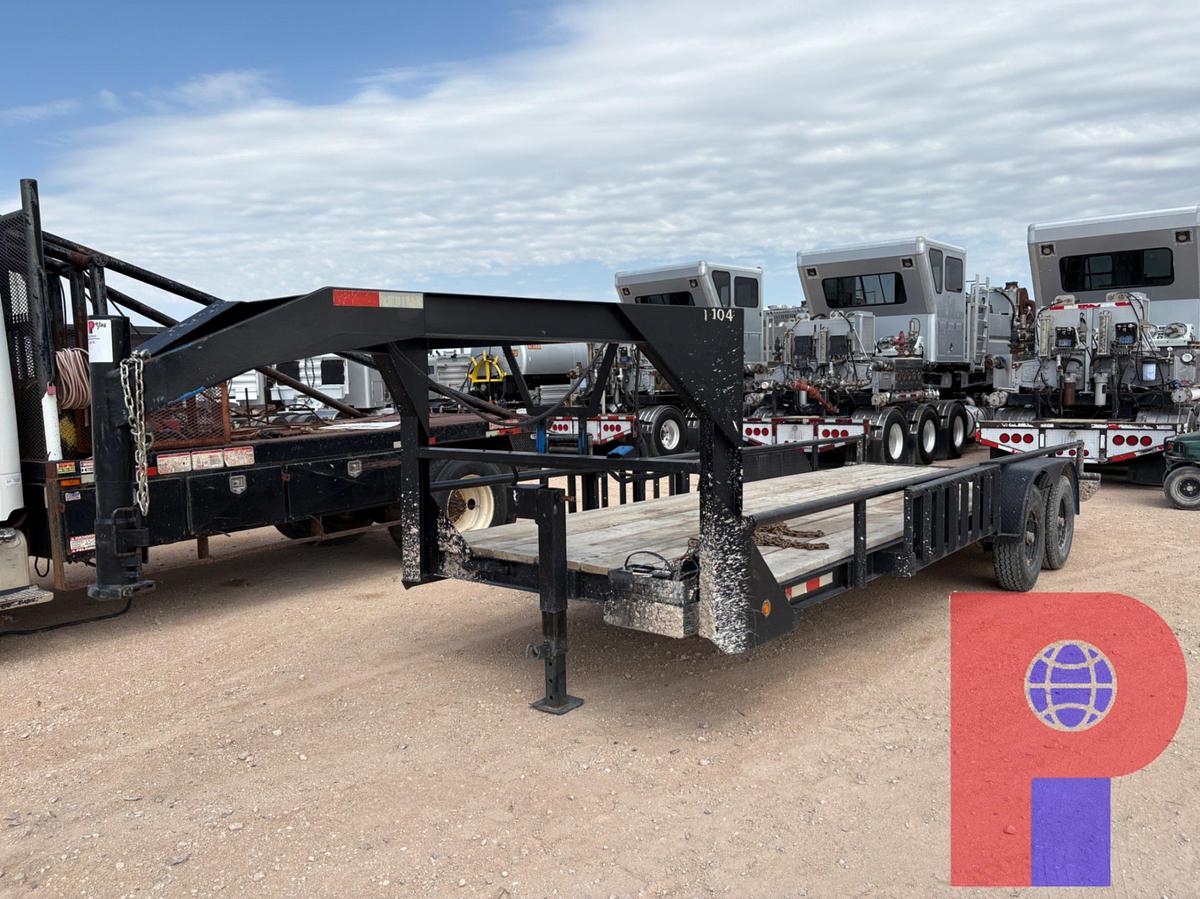 Used SHOPBUILT 21' X 7' T/A GOOSENECK TRAILER