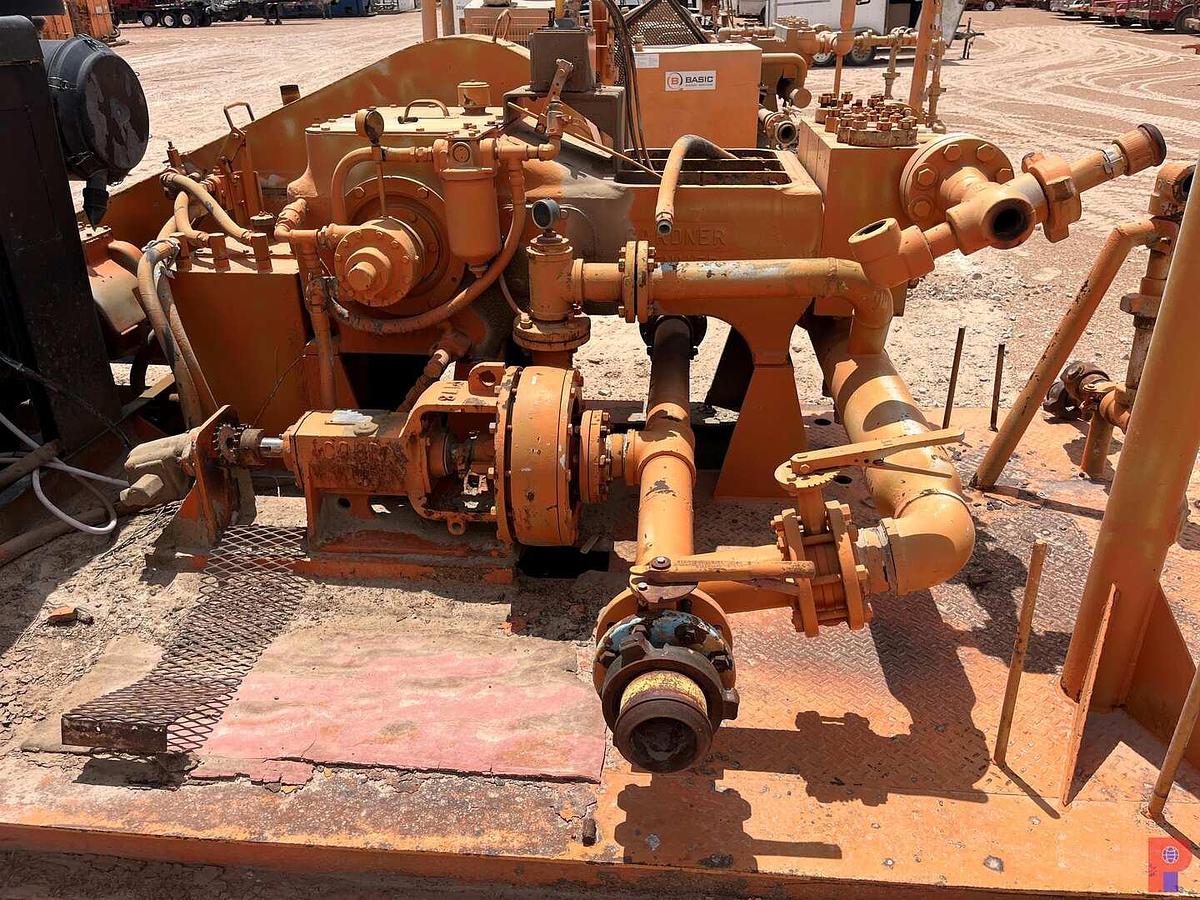 Used GARDNER DENVER TEE TRIPLEX PUMP UNIT, SKIDDED