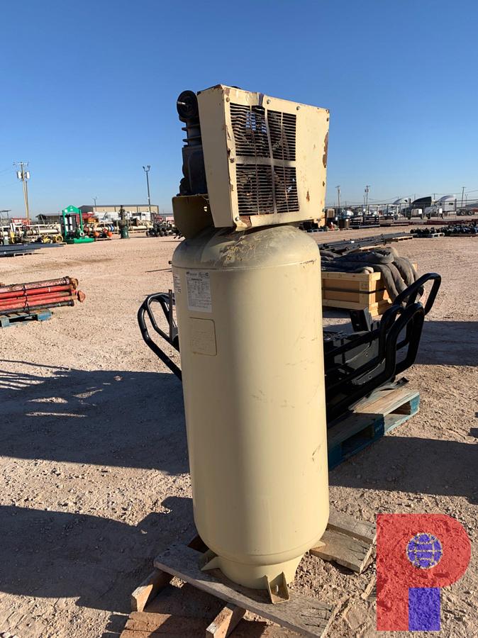Used (3) INGERSOLL RAND ELECTRIC OIL LUBE AIR COMPRESSOR