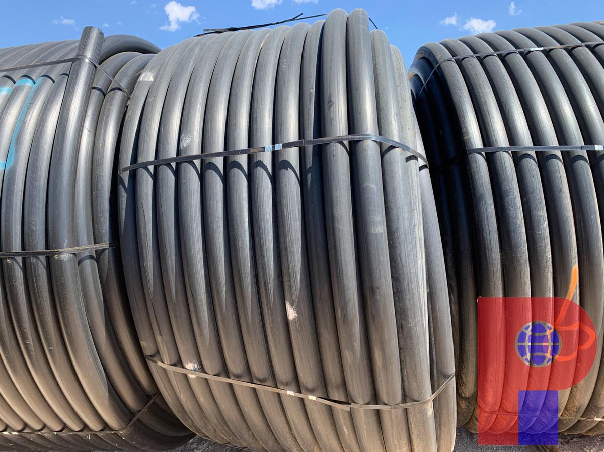 Used 1,000 FOOT ROLL OF 3” IPS DR9 POLY PIPE