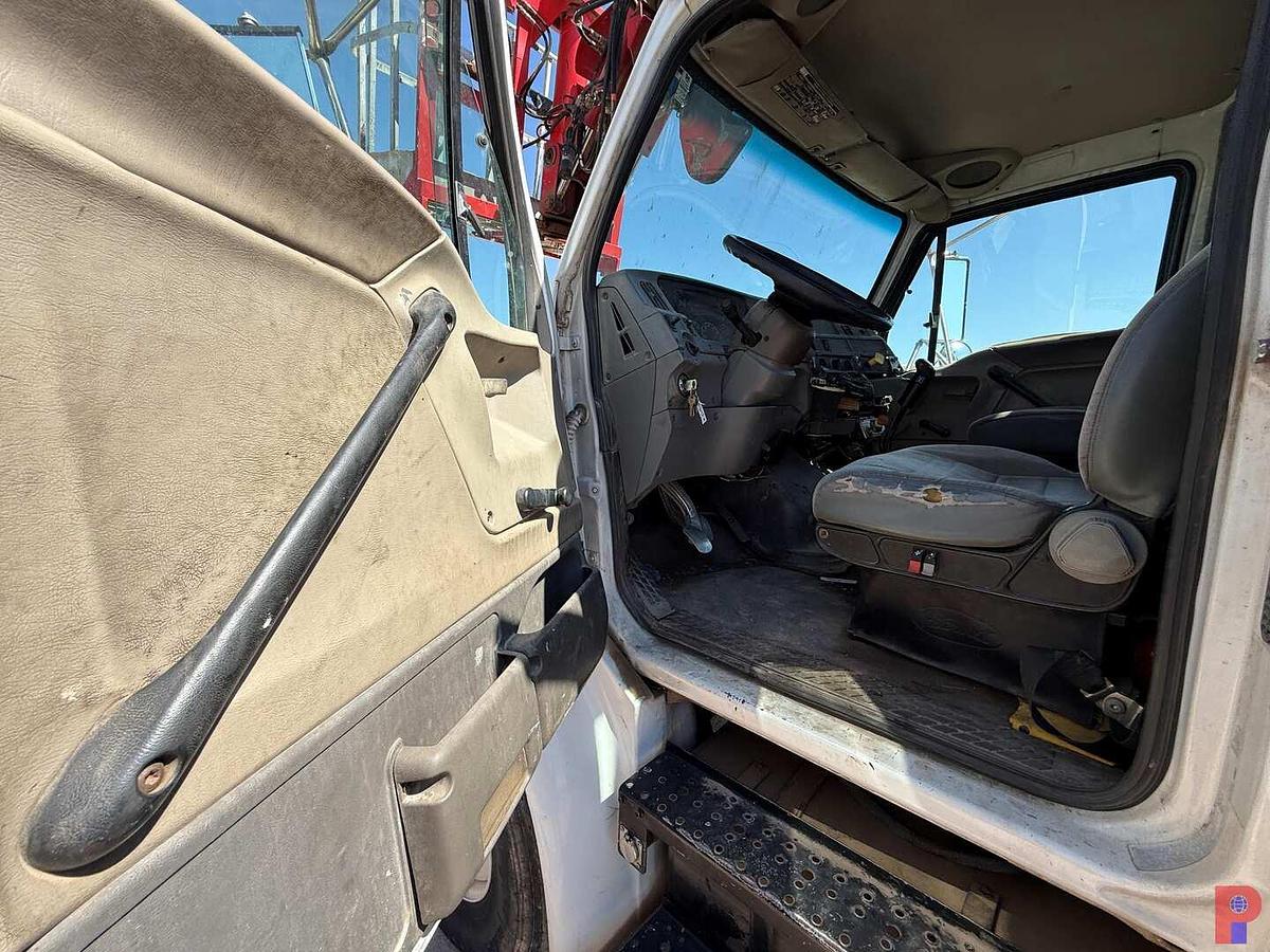 Used 2002 STERLING M8500 ACTERRA 87’ AERIAL PLATFORM SIGN CRANE TRUCK