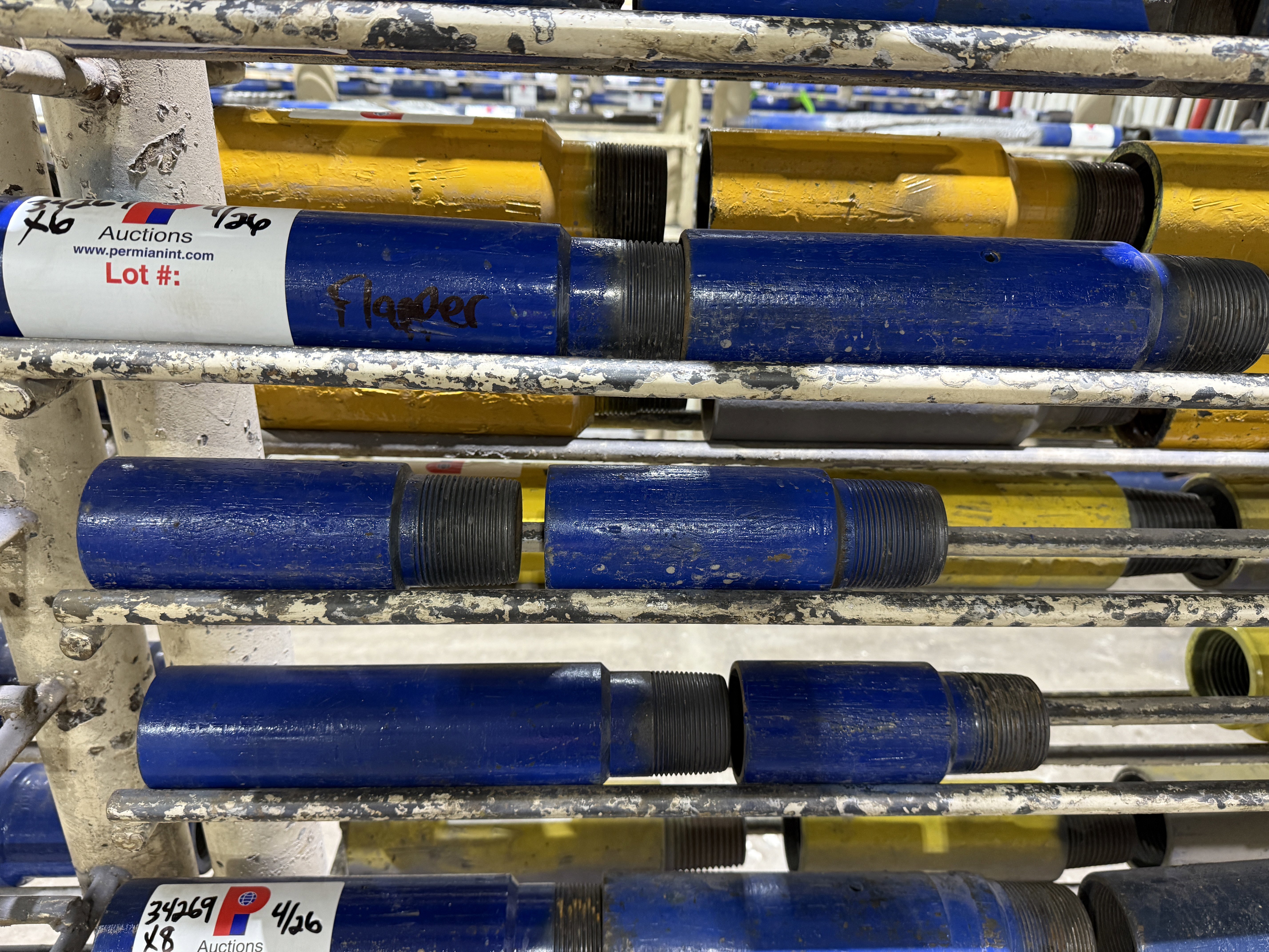 Used (6 X $) 2-3/8 REG FLAPPER VALVE