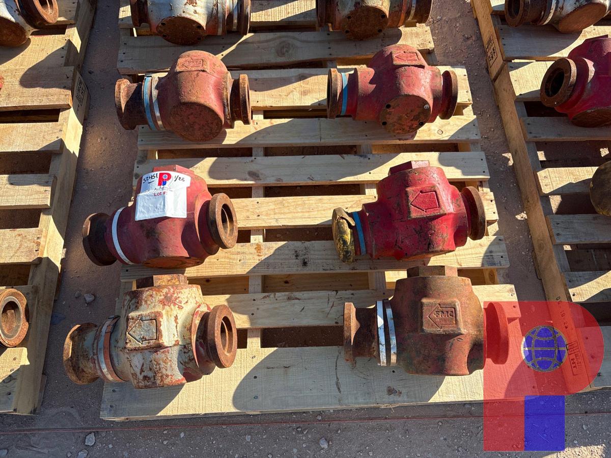 Used (6) FMC 3” 15K CHECK VALVES W/ VICTAULIC CONNECTIONS