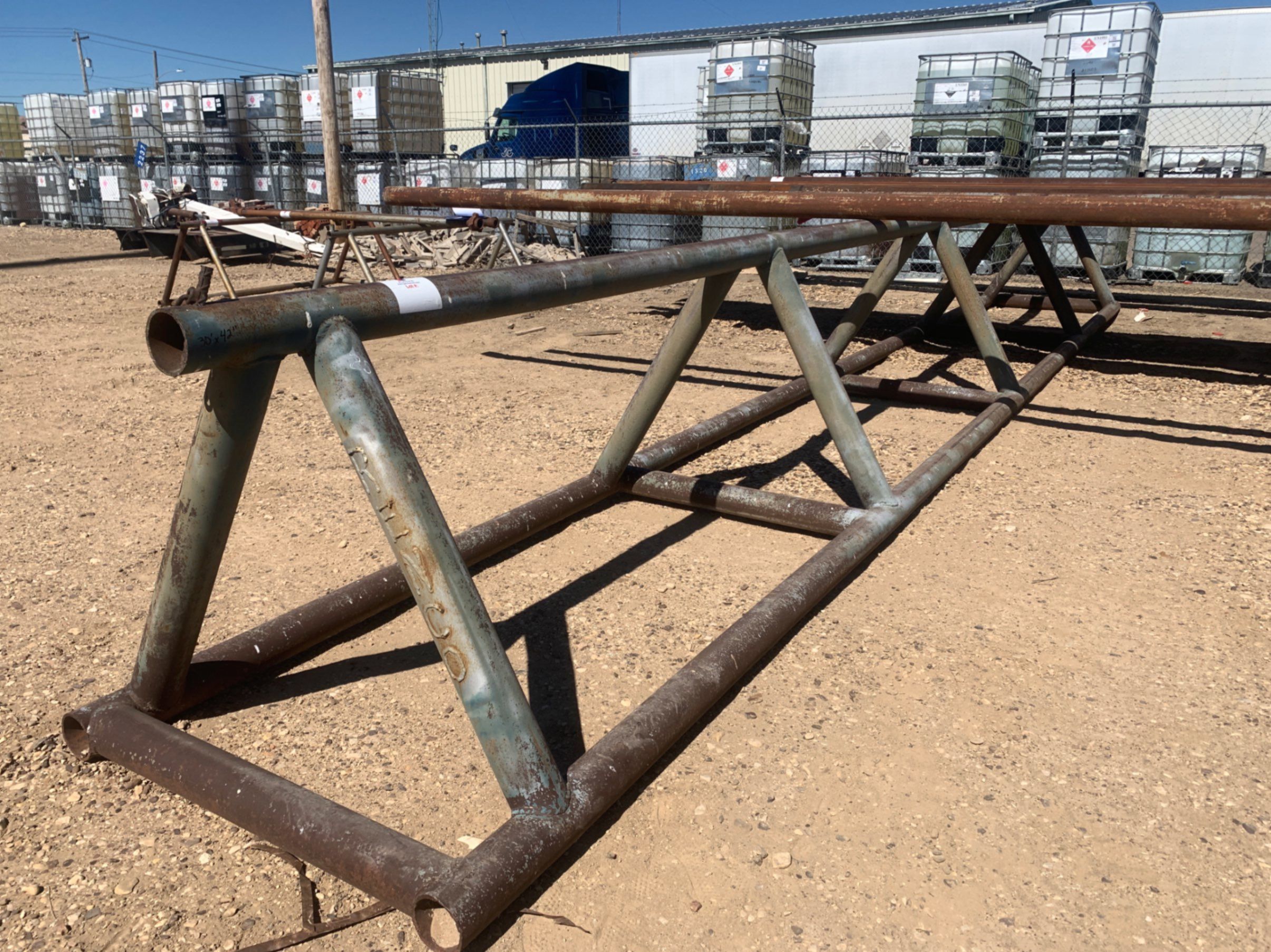 Used (2x$) 30’ x 42 Triangle Pipe Rack
