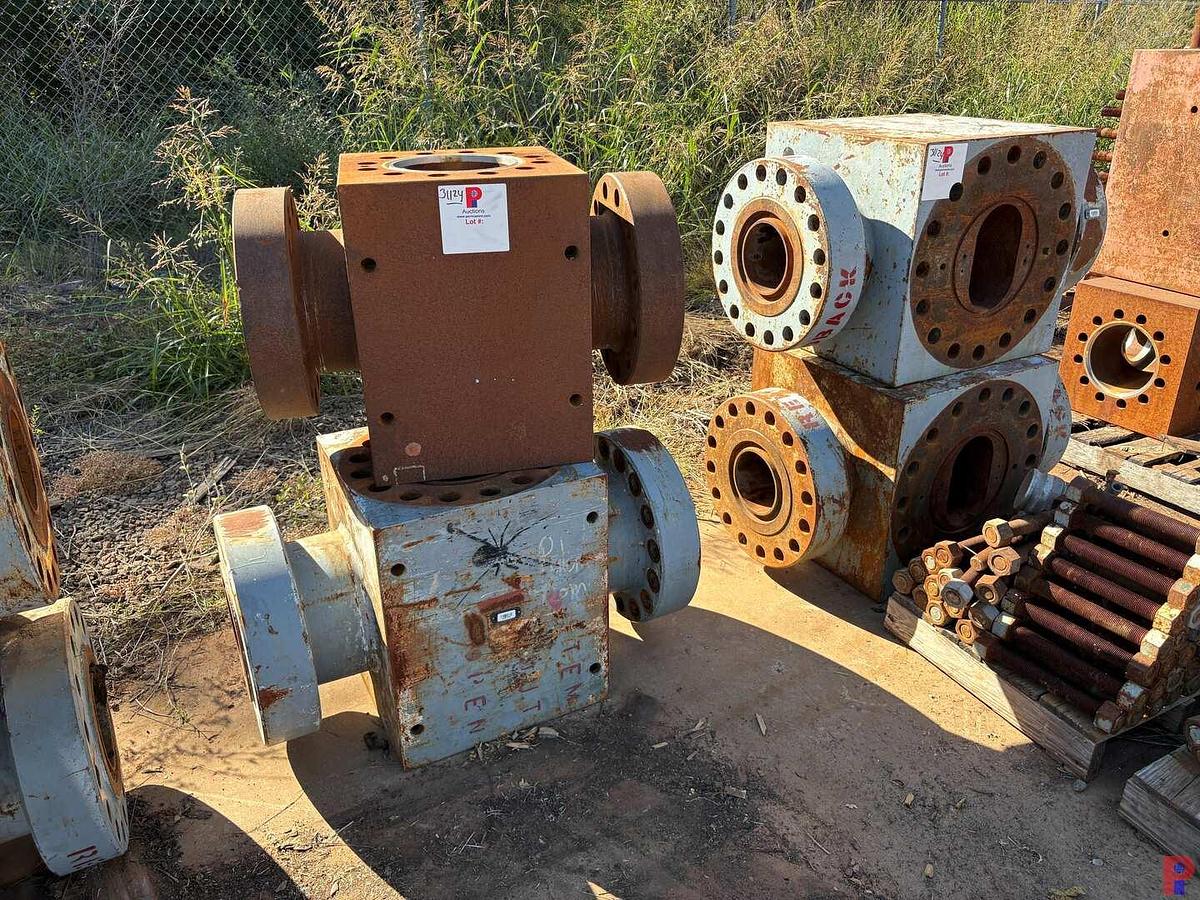 Used (6X$) 7-1/16” 10K & 15K FRAC VALVE BODIES