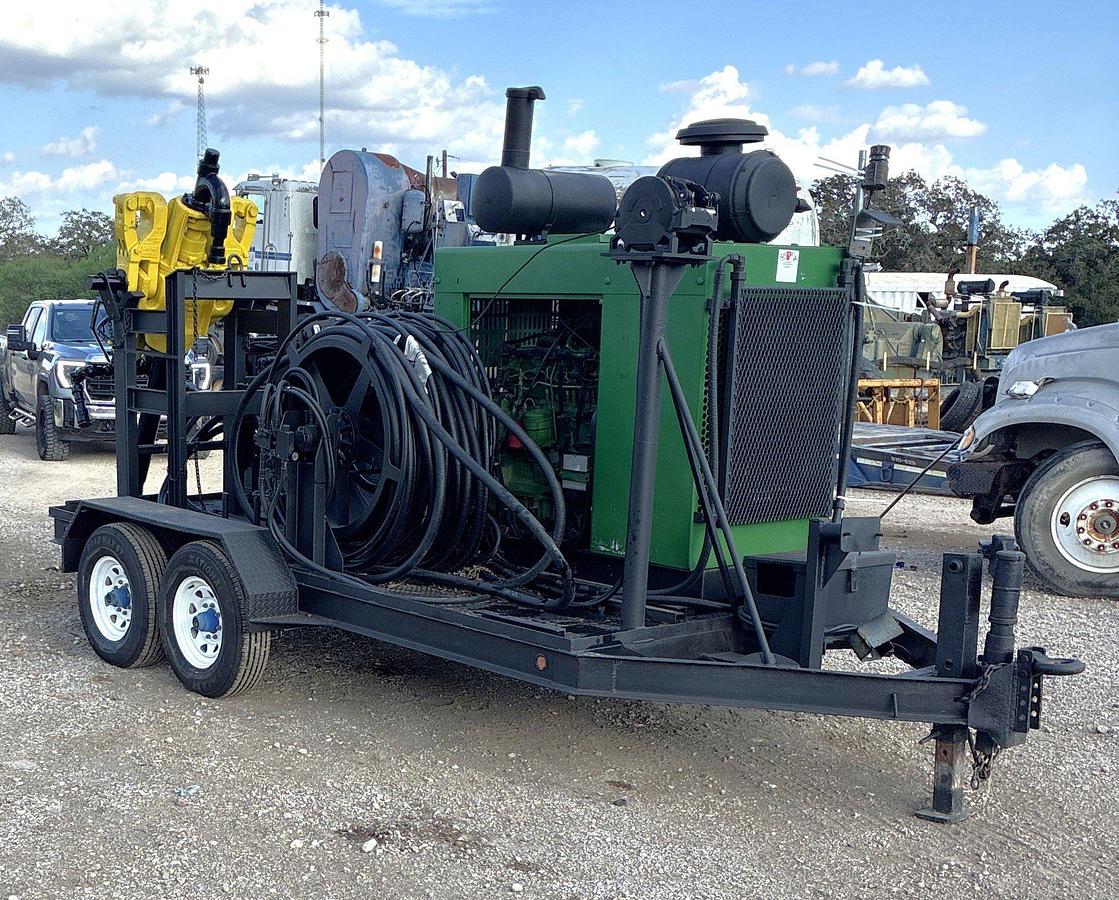 Used BOWEN 3.5 120-TON POWER SWIVEL P/B JOHN DEERE 350-HP MTD. T/A BP TRAILER