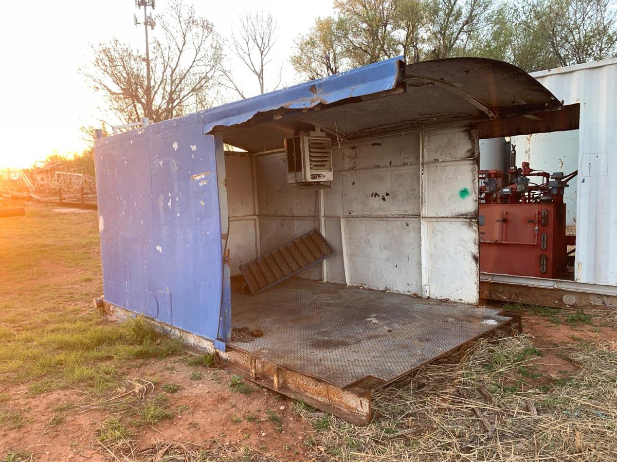 Used 176” L x 96” W x 90” T Skidded Doghouse