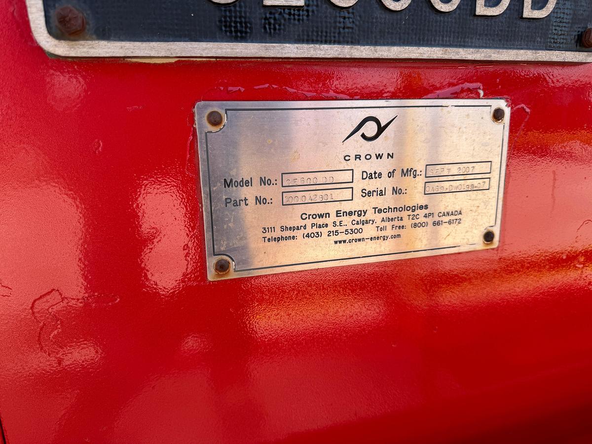 Used FRESHLY REFURBED 2007 CROWN CE600 DD 5 AXLE WELL SERVICE RIG 104'x265K MAST (2026 CAT IV)