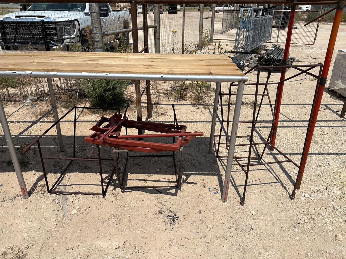 Used (10) assorted size & style tool racks