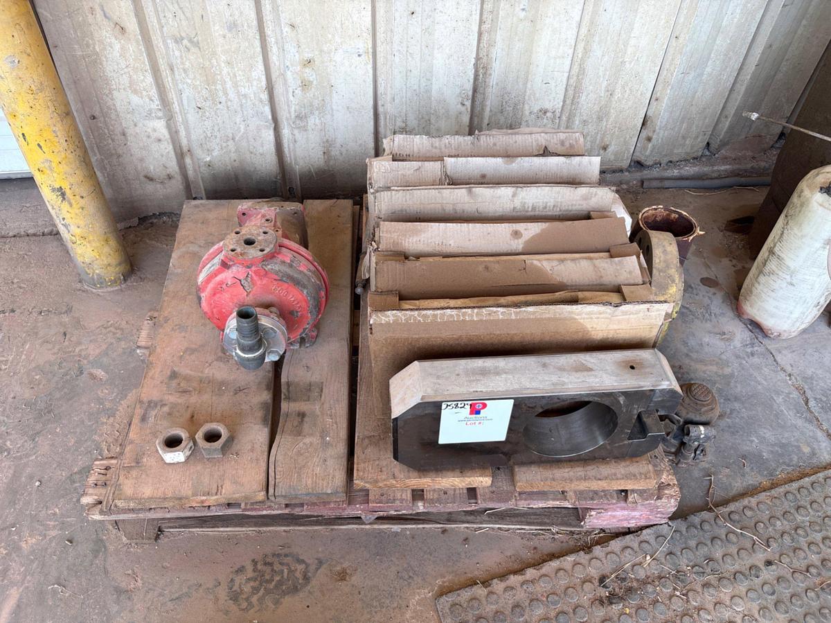 Used (6) 7-1/16” 10k flsr valve gates & (1) 1x1 magnatex trash pump