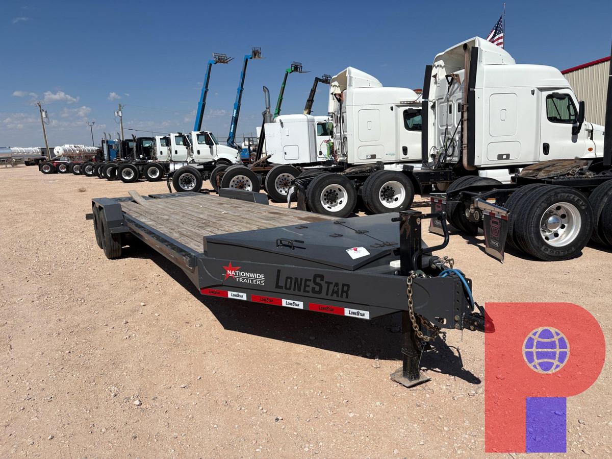 Used 2025 METALIUM INDUSTRIES 24’ X 7’ T/A BUMPER PULL CAR HAULER TRAILER