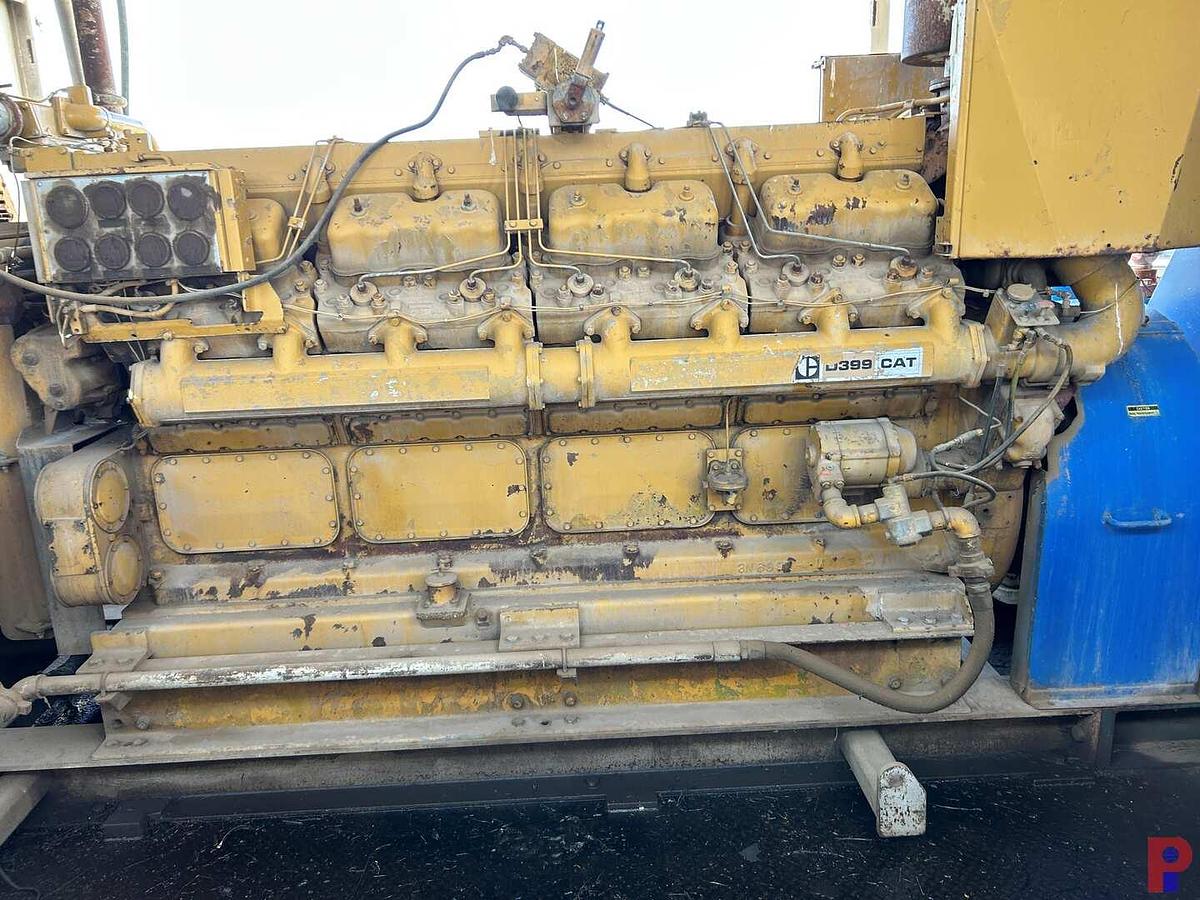 Used NATIONAL 10-P-130 TRIPLEX MUD PUMP P/B CATERPILLAR D399 ENGINE
