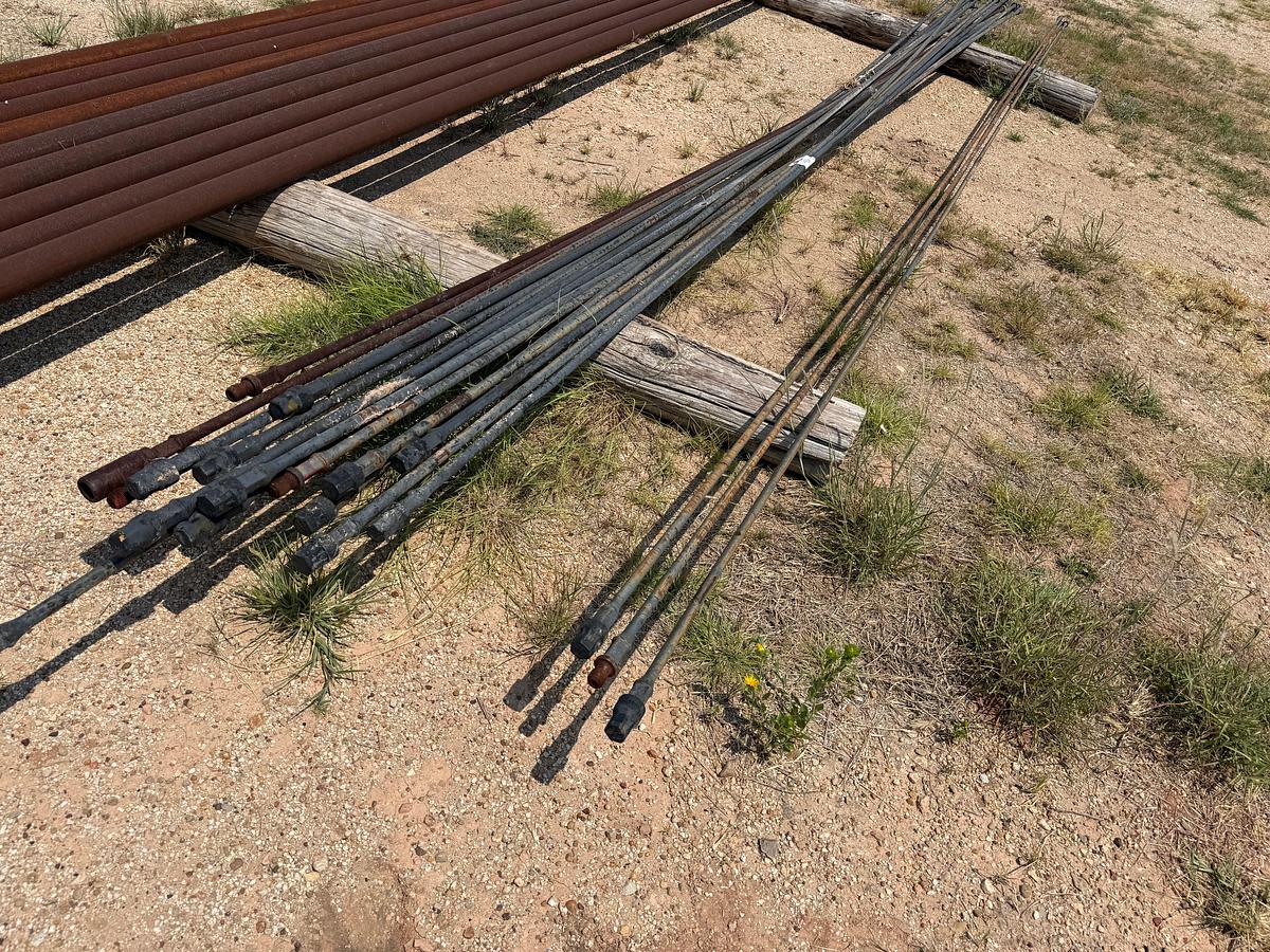 Used LOT W/ (16-JTS) of (UNUSED) 7/8” & (3-JTS) 3/4” SUCKER RODS