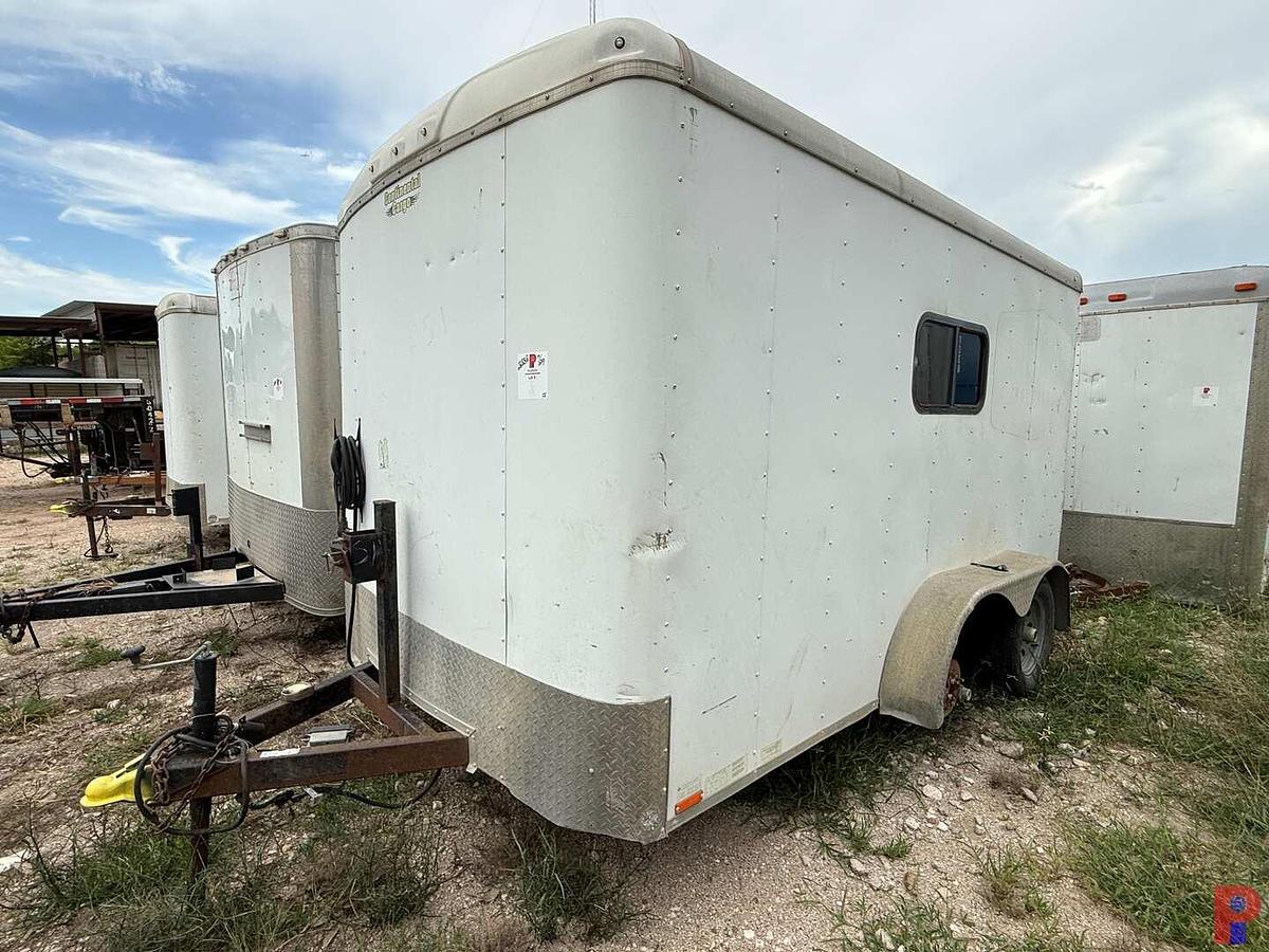 Used 2015 FOREST RIVER 12’ T/A BUMPER PULL CREW / DOGHOUSE TRAILER