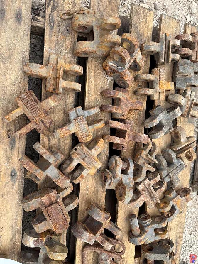 Used PALLET OF ASSORTED AOT TYPE SAFETY CLAMP PARTS