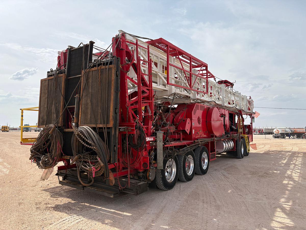 Used 2023 WATSON HOPPER GXHTA 550 SERIES 5-AXLE WELL SERVICE RIG (106'x300k MAST, FULLY TOOLED & CERTIFIED, FIELD READY)