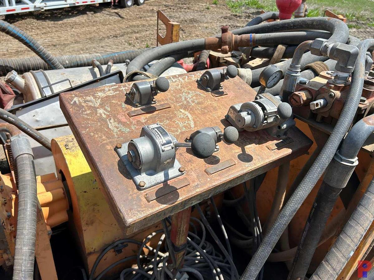 Used NATIONAL OILWELL JWS-340 TRIPLEX WELL SERVICE PUMP P/B DETROIT 60 SERIES W/ ALLISON TRANS.