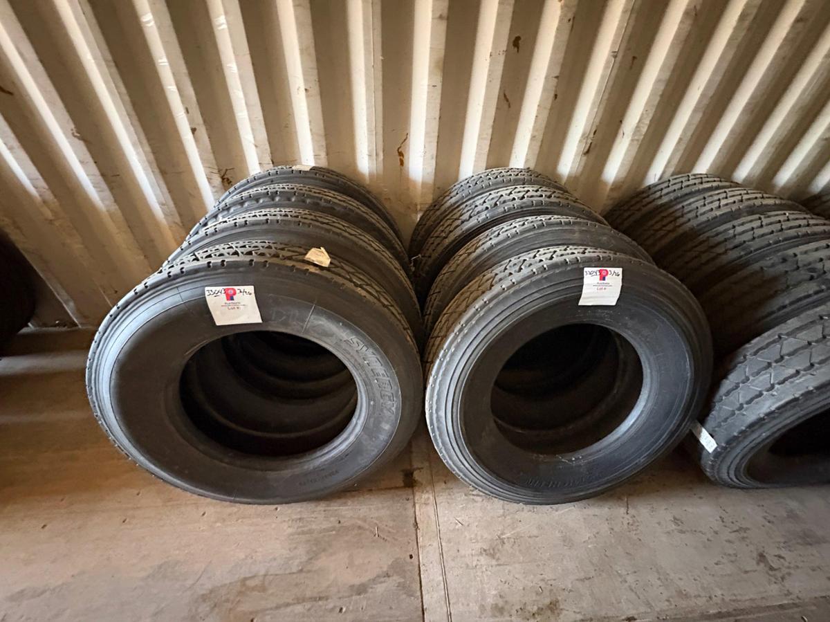 Used (13) 11R24.5 tires