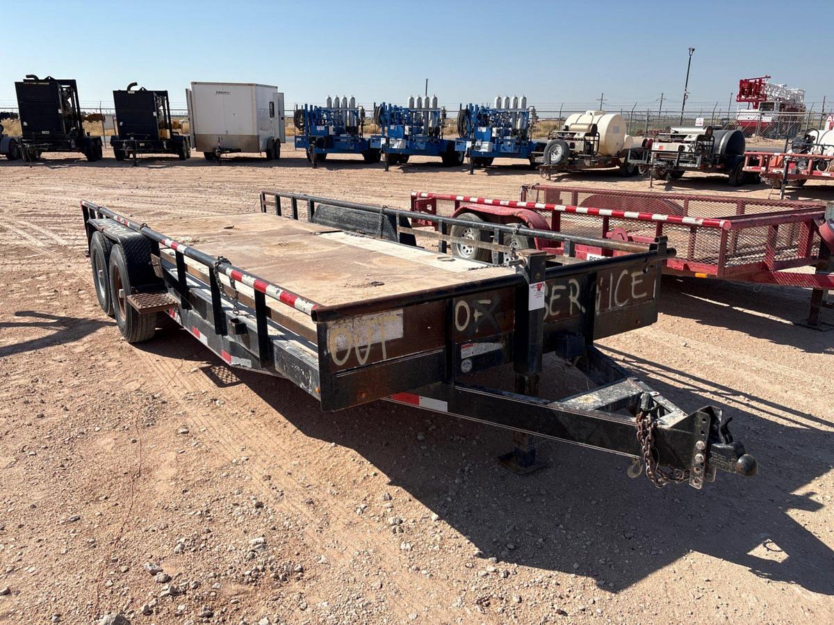 Used 20’ x 7’ t/a bumper pull utility trailer