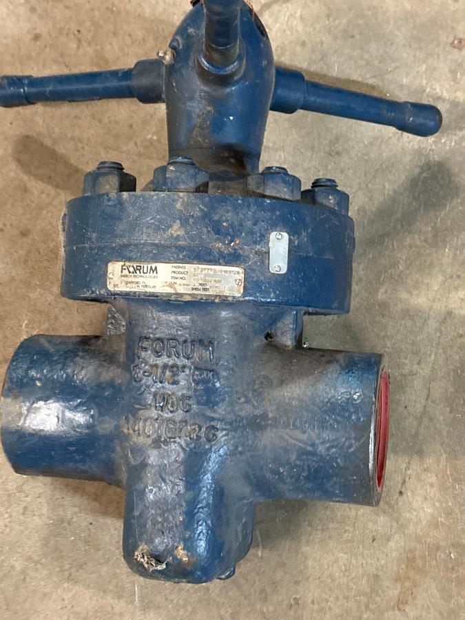 Used LOT W/ UNUSED- (2) 2-3/8" 1,500LB ALUMINUM BRONZE & (1) FORUM 2-7/8" ORBIT MASTER GATE VALVES