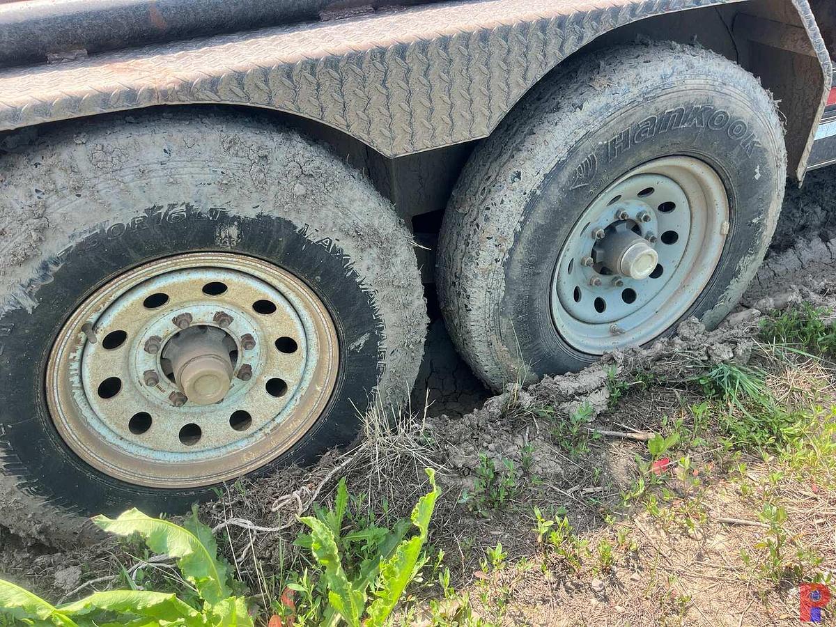 Used 2004 PACESETTER 18’ T/A BP BASE BEAM TRAILER