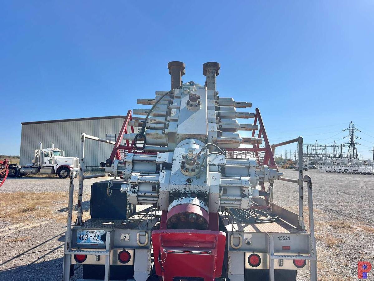 Used 2015 HYDRA RIG 50’ X 102” 3-AXLE COIL TUBING SUPPORT TRAILER