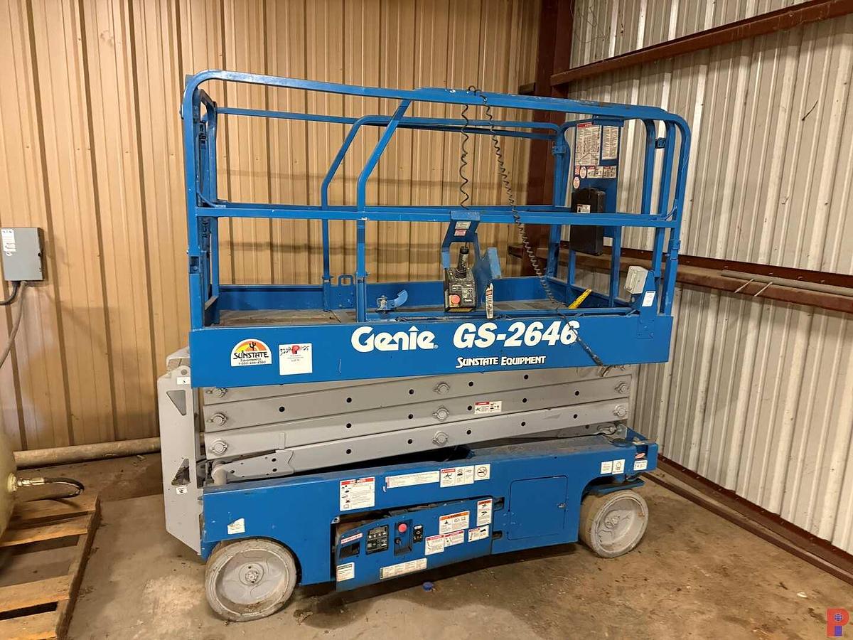 Used 2012 GENIE GS-2646 26’ ELECTRIC SCISSOR LIFT