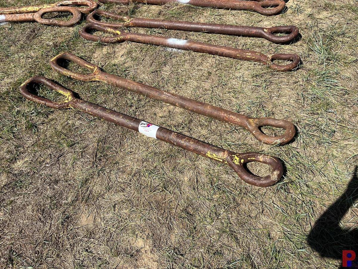 Used (2) 2” X 72” ELEVATOR LINKS